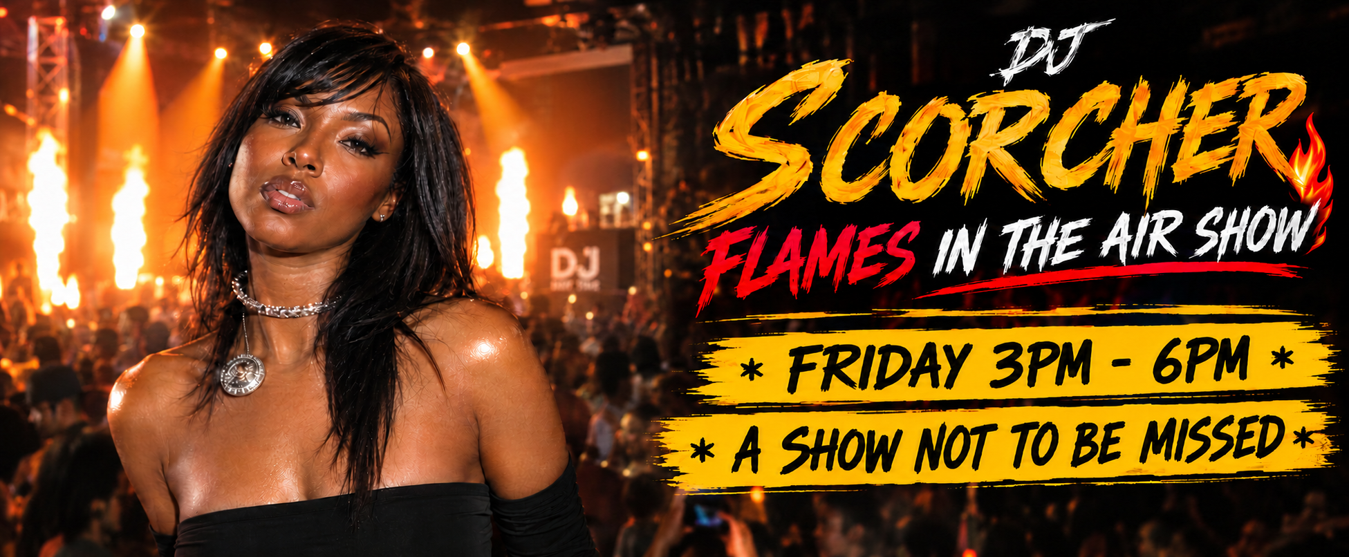 Scorcher Flames Concert FRIDAY 3PM - 6PM